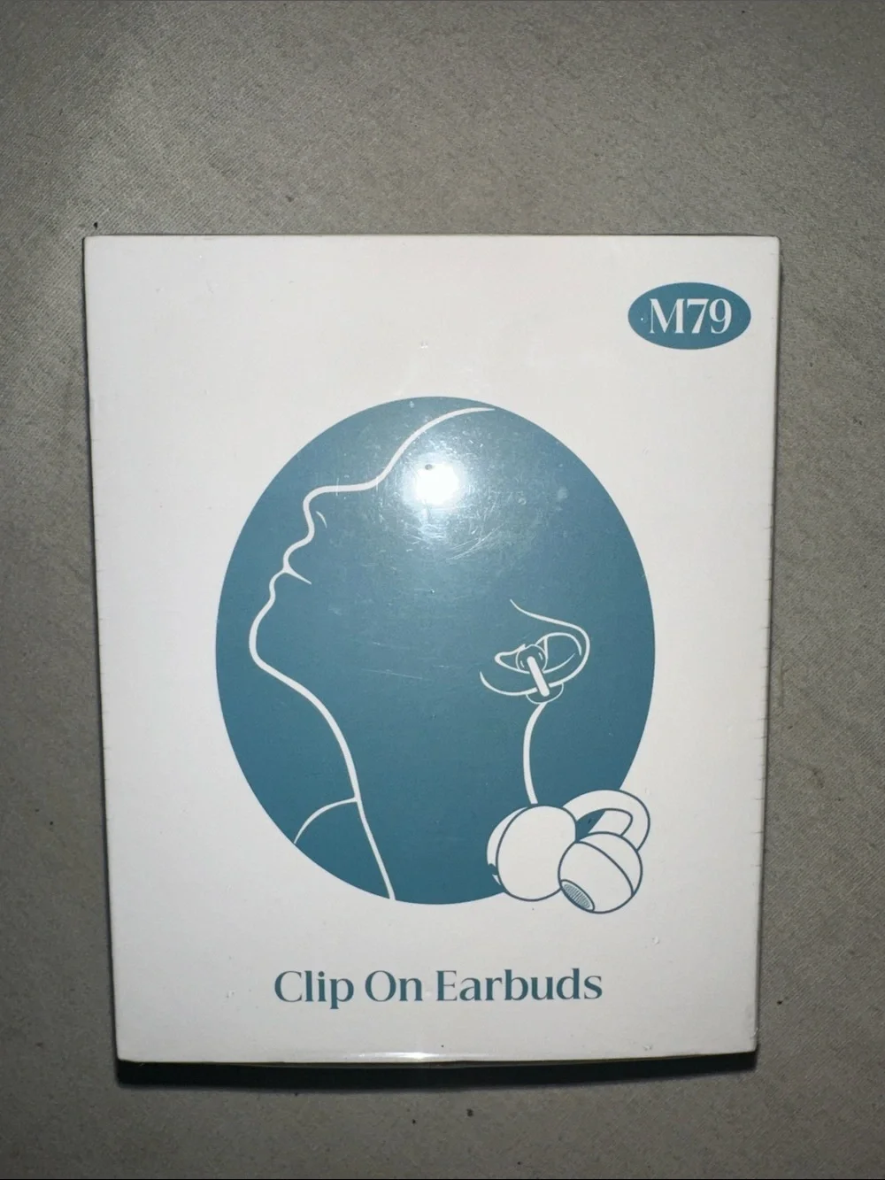 M79 Clip On Earbuds - White Box